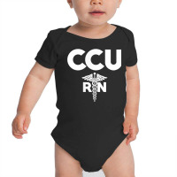 Ccu Registered Nurse Critical & Cardiac Care Unit Rn Staff T Shirt Baby Bodysuit | Artistshot