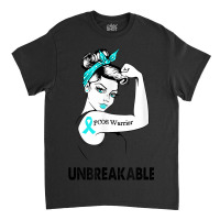 Pcos Warrior Unbreakable Gift Pcos Awareness Classic T-shirt | Artistshot