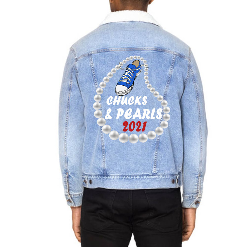 Chucks   Pearls 2021 Unisex Sherpa-lined Denim Jacket | Artistshot