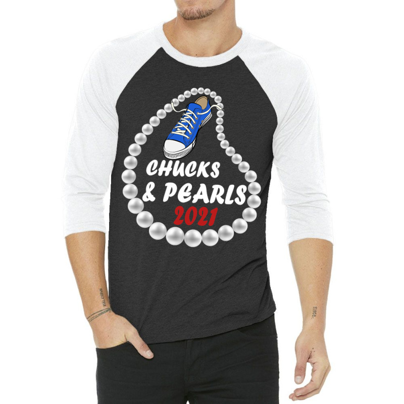 Chucks   Pearls 2021 3/4 Sleeve Shirt | Artistshot