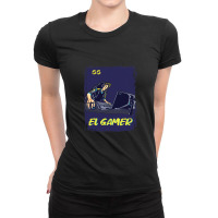 Mexican El Gamer Lottery Traditional Ladies Fitted T-shirt | Artistshot