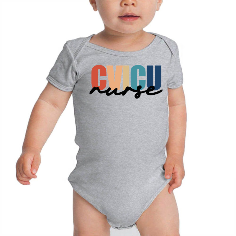 Cvicu Nurse Rn Cardiovascular Intensive Care Unit Nurse Life Long Slee Baby Bodysuit by tamkyfashions | Artistshot