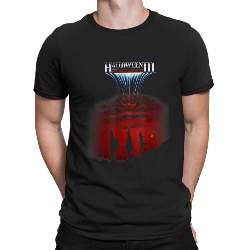 Halloween 3 Season Of The Witch Silhouette Poster T-shirt | Artistshot