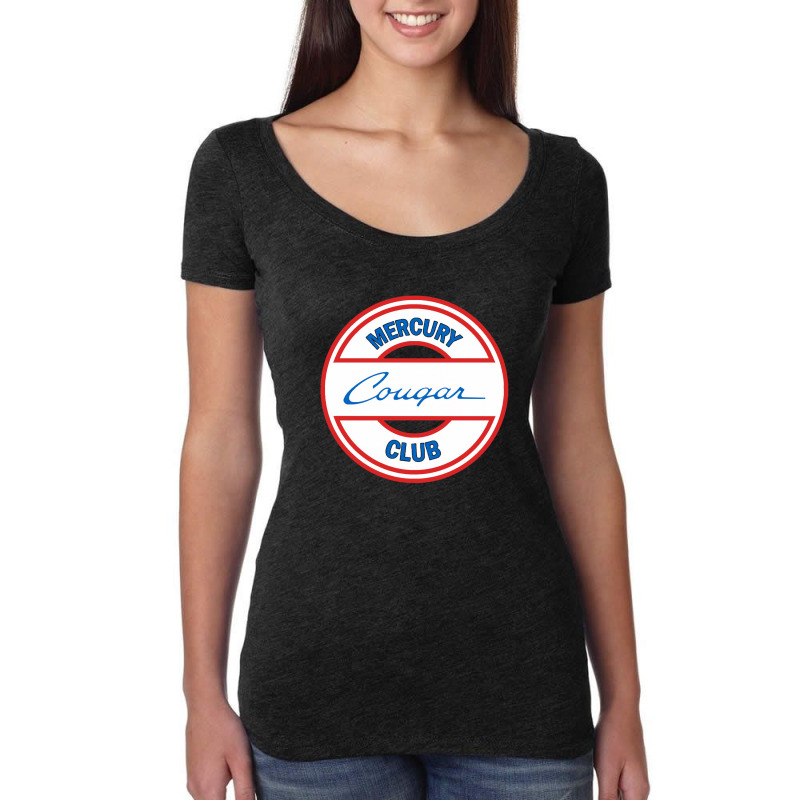 Cougar Club Women's Triblend Scoop T-shirt by MernaPutney | Artistshot