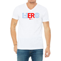 Er Hero, Er Nurse, Emergency Room Or Emergency Department T Shirt V-neck Tee | Artistshot