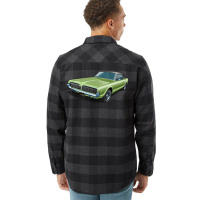 1967 Mercury Cougar In Lime Frost Five Flannel Shirt | Artistshot