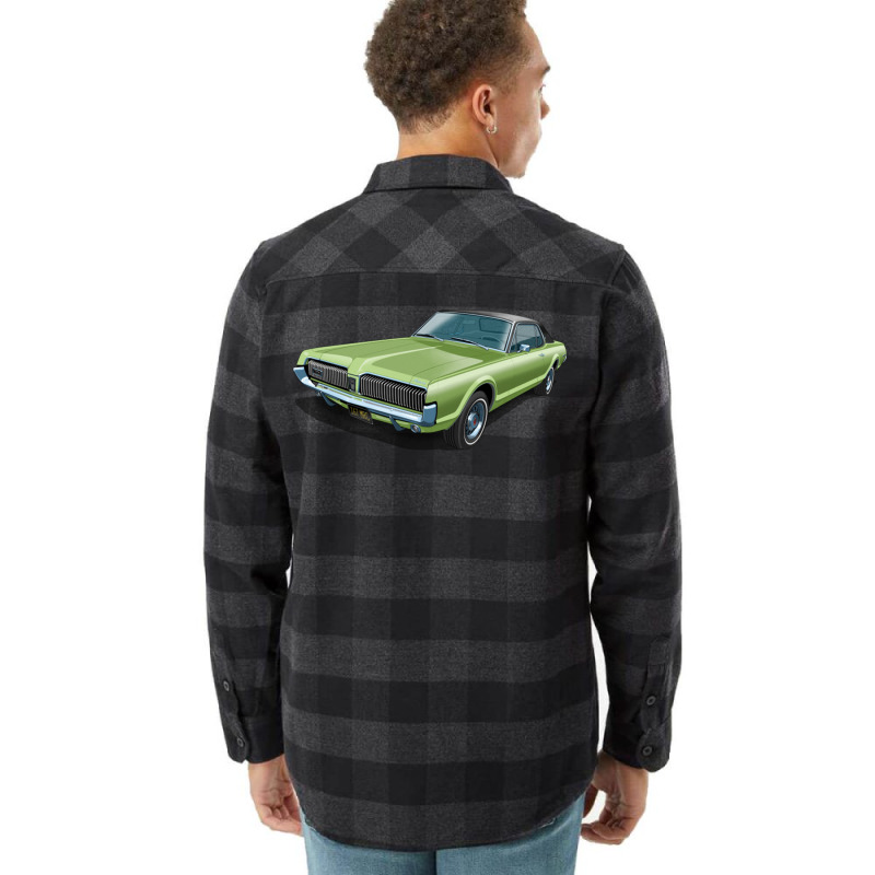 1967 Mercury Cougar In Lime Frost Five Flannel Shirt by StefanyIveson | Artistshot