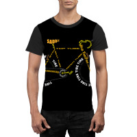 Bicycle Anatomy   Cute Cycling Is Life  Gift Graphic T-shirt | Artistshot