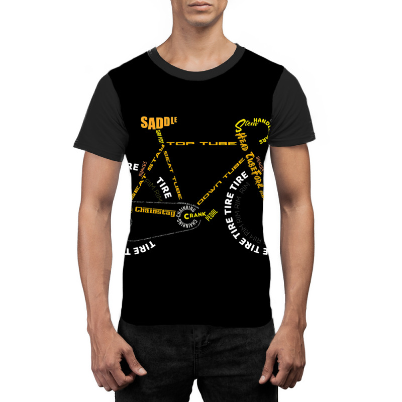 Bicycle Anatomy   Cute Cycling Is Life  Gift Graphic T-shirt by PeterArtist | Artistshot