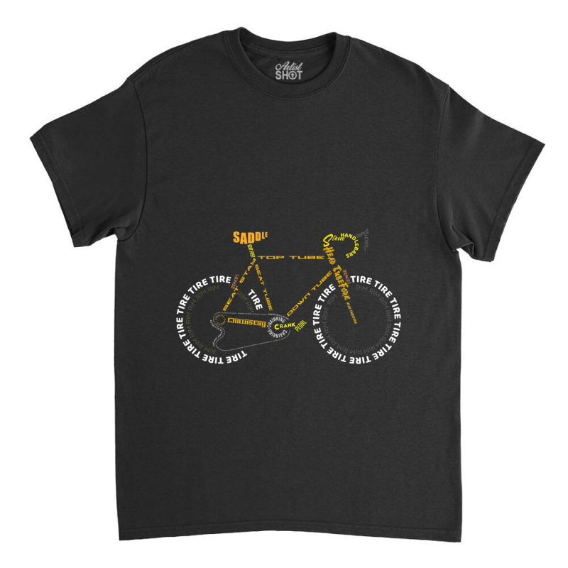 Bicycle Anatomy   Cute Cycling Is Life  Gift Classic T-shirt by PeterArtist | Artistshot