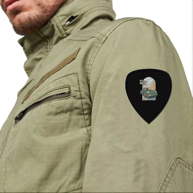 Olive Green 911 Vintage Shield S Patch | Artistshot