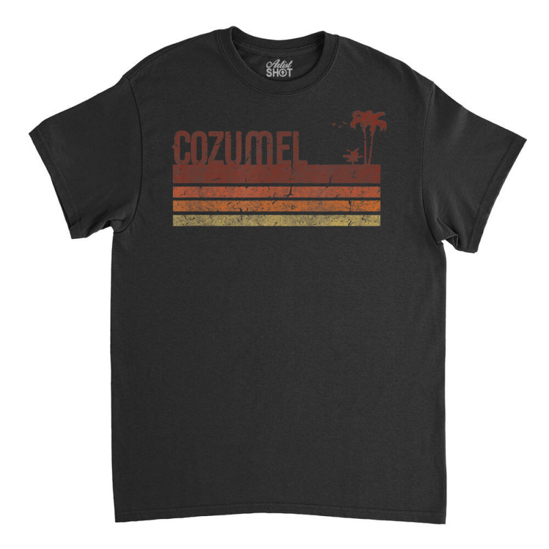 Cozumel Mexico Vintage 70s 80s Vacation Classic T-shirt by hongquangd | Artistshot