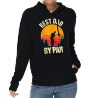 Funny Father's Day Best Dad By Par Golf Lover Vintage Lightweight Hoodie | Artistshot