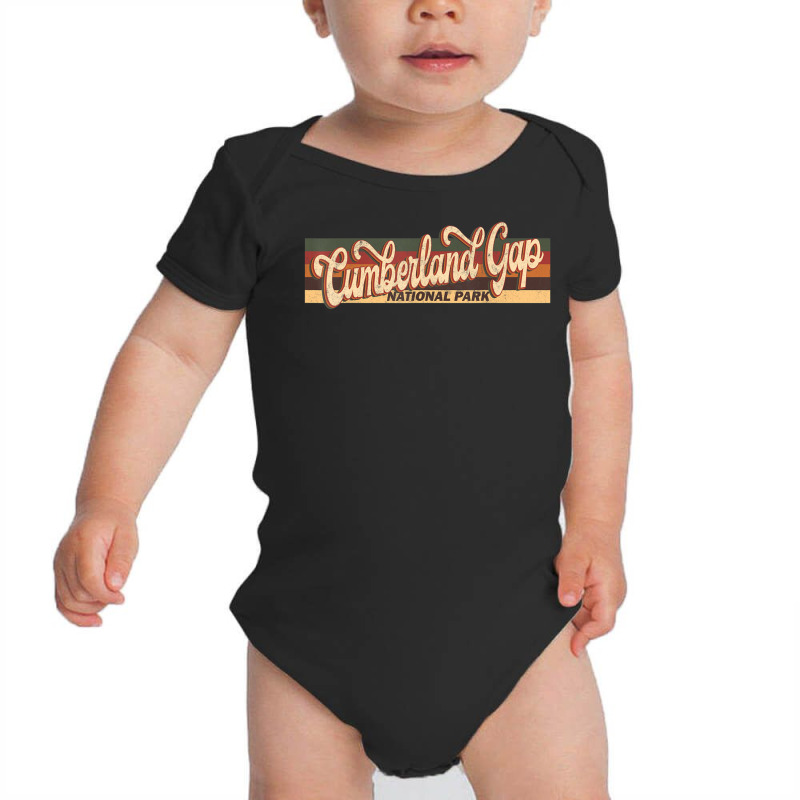 Cumberland Gap Derby Kentucky Us Beach Vintage Retro 70s 80s Baby Bodysuit by hongquangd | Artistshot