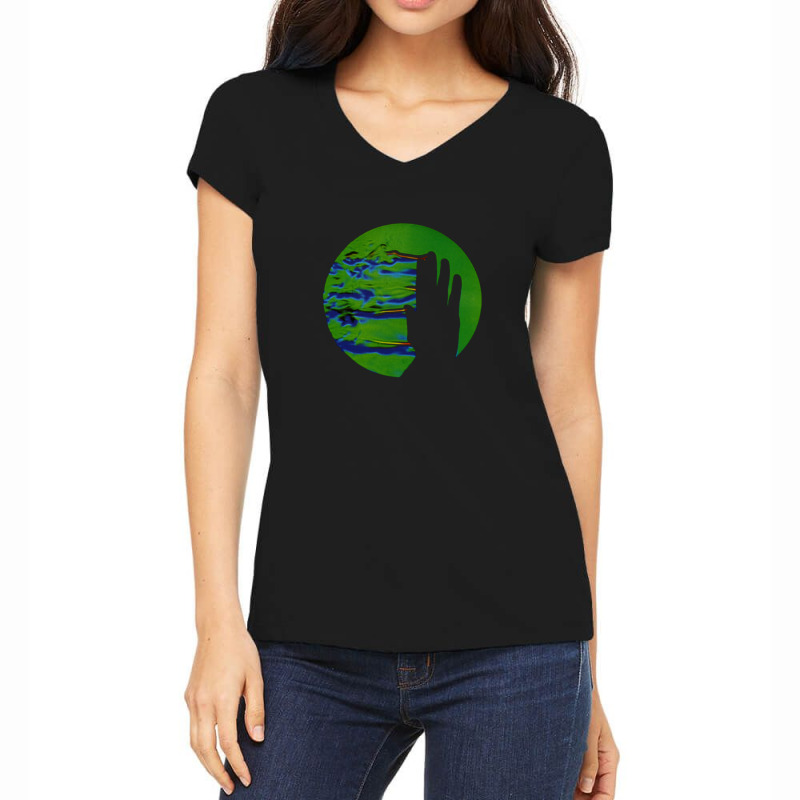 Solid Air Women's V-Neck T-Shirt by RonaldLagman | Artistshot