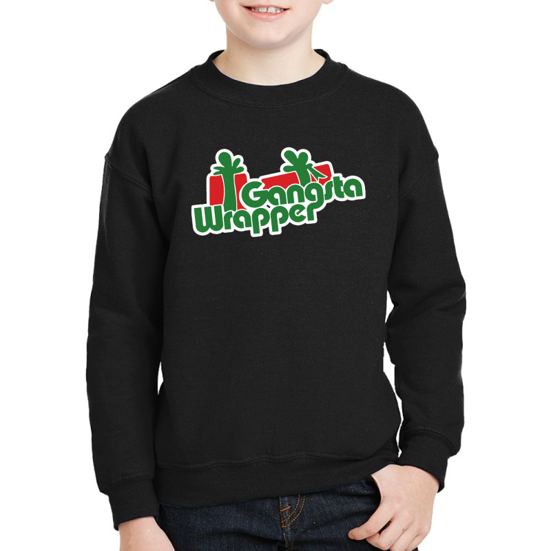 Gangsta Wrapper Youth Sweatshirt | Artistshot