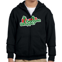 Gangsta Wrapper Youth Zipper Hoodie | Artistshot