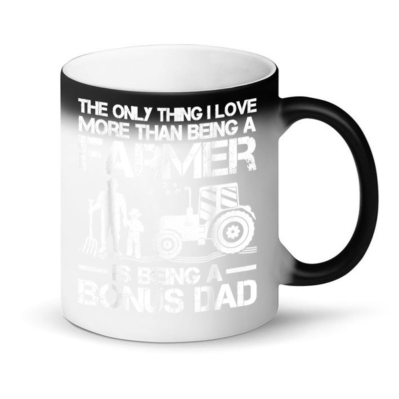 Funny Farming Tractor Retro Farmer Bonus Dad Father's Day Magic Mug | Artistshot