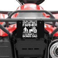 Funny Farming Tractor Retro Farmer Bonus Dad Father's Day Atv License Plate | Artistshot