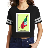 La Bandera Lottery Card Gift The Flag Card Mexican Lottery Scorecard Crop Tee | Artistshot