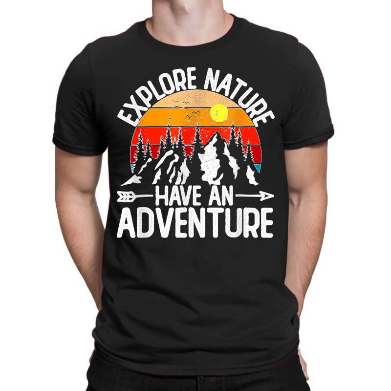 Funny Explore Nature Have An Adventure Retro Forest T-shirt | Artistshot