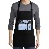 Short King Funny Short Guy Crown Medium-length Apron | Artistshot