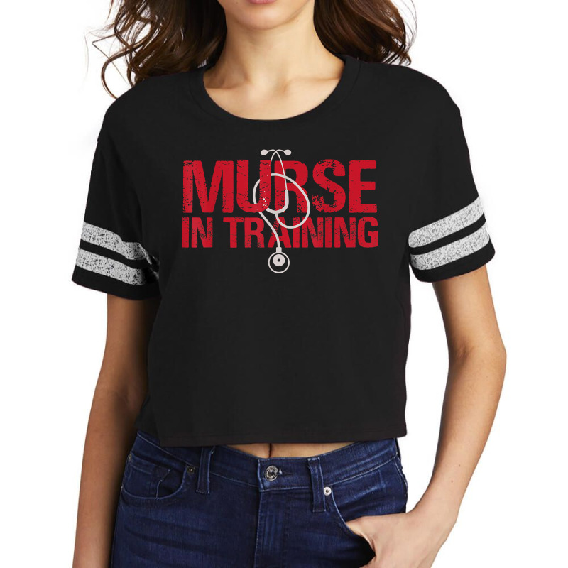 Funny Male Nurse Murse In Training T Shirt Scorecard Crop Tee | Artistshot