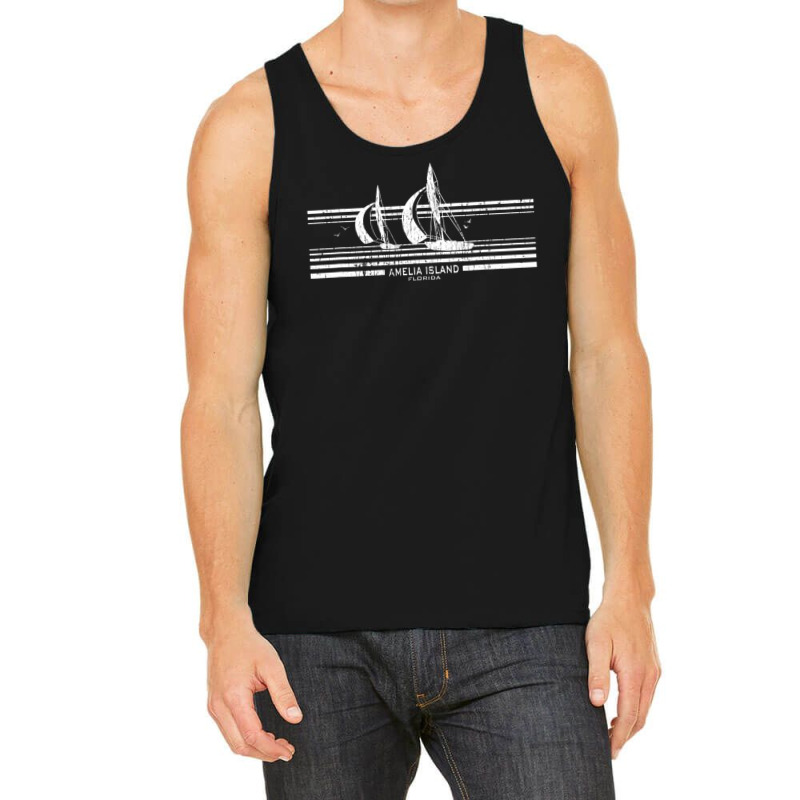 Amelia Island Fl Sailboat Vintage 70s Sailing Tank Top by michaelyounger19 | Artistshot