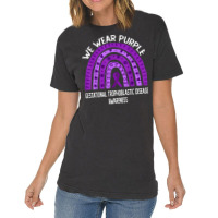 Wear Purple For Gestational Trophoblastic Disease Awareness T Shirt Vintage T-shirt | Artistshot