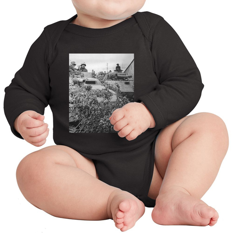 German Panzer Lehr Division Ww2 Caen Normandy   Panzer Tank Long Sleeve Baby Bodysuit by kudaponijengkulit | Artistshot