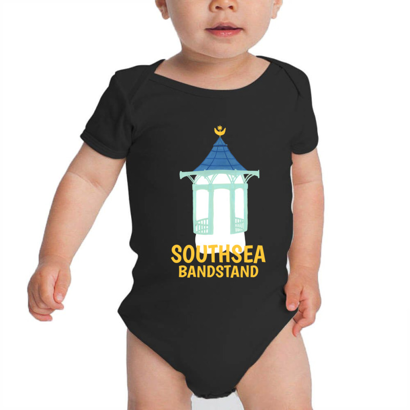 Southsea Bandstand S Baby Bodysuit by RonaldLagman | Artistshot