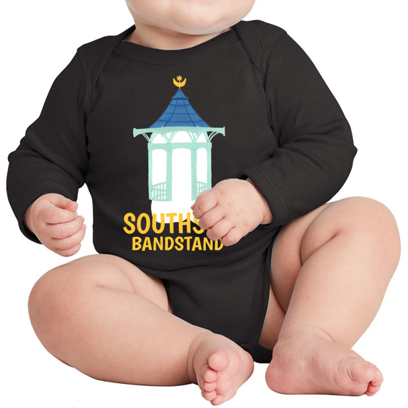 Southsea Bandstand S Long Sleeve Baby Bodysuit by RonaldLagman | Artistshot