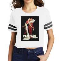 Vintage Campari Italian Bitters Aperitif Angel And Devil Rb Scorecard Crop Tee | Artistshot