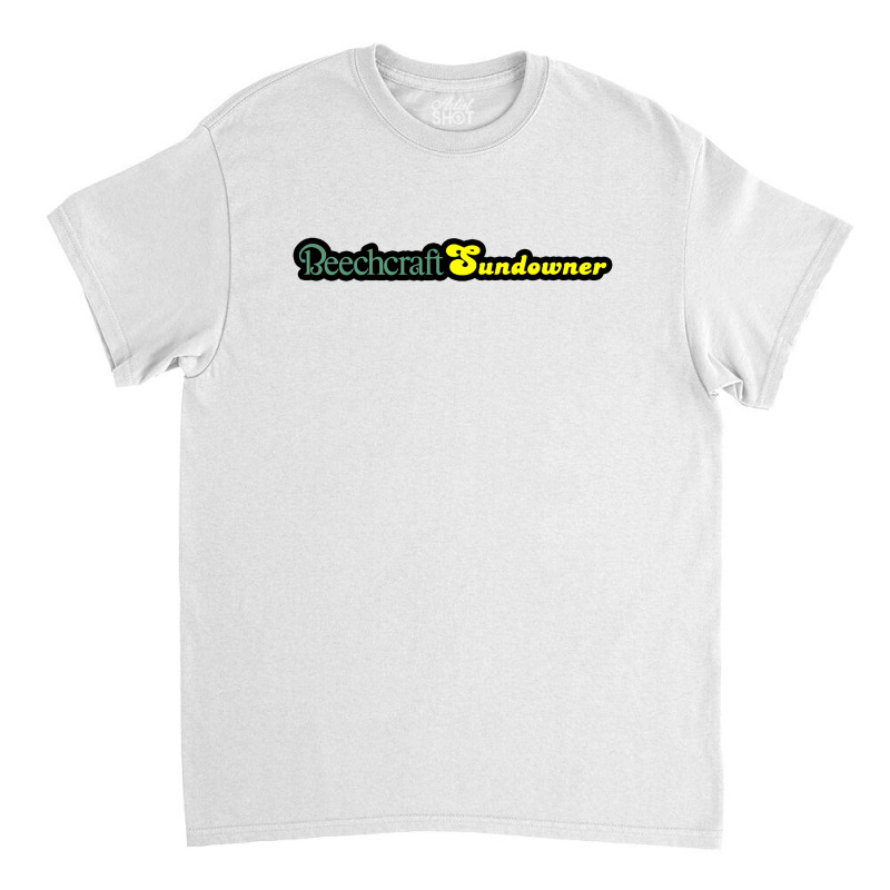 Beechcraft Sundowner Aircraft Aviation Classic T-shirt by yoriinka | Artistshot