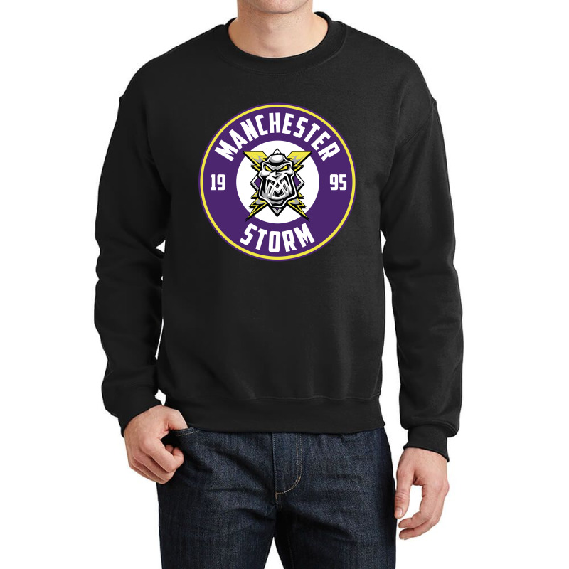 Manchester Storm Crewneck Sweatshirt | Artistshot