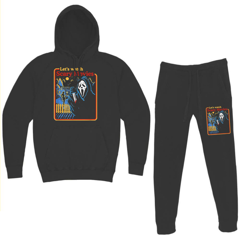 Let S Watch Scary Movies Horror Movies Scary Halloween Hoodie & Jogger set by Davidartist | Artistshot