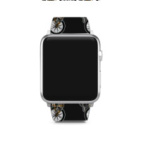 Skeleton Gang Banger On A Bicycle Cartoon Apple Watch Band | Artistshot