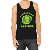 Pretend I'm A Lettuce Retro Wavy Text Premium Tank Top | Artistshot