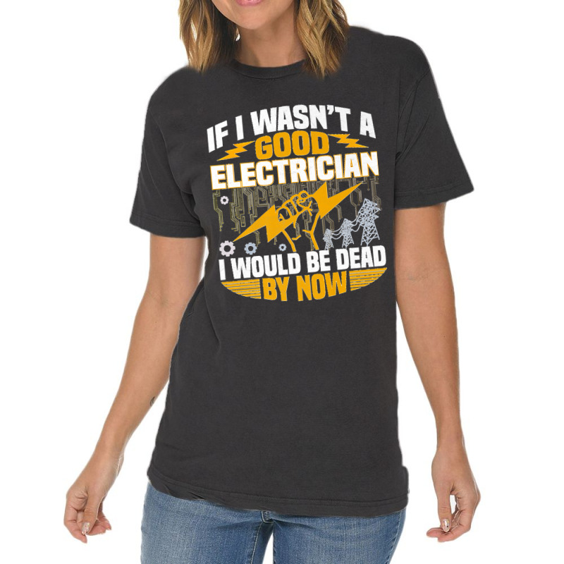 Funny Electrician Art Men Women Licensed Electrician Lineman Premium Vintage T-shirt | Artistshot