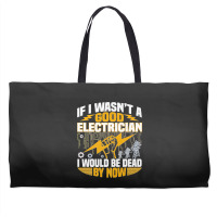 Funny Electrician Art Men Women Licensed Electrician Lineman Premium Weekender Totes | Artistshot