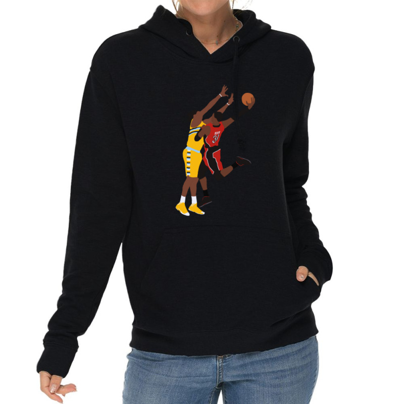 Terrence Ross Dunk On Kenneth Faried Gift Lightweight Hoodie | Artistshot