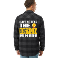 Electrician Have No Fear Flannel Shirt | Artistshot