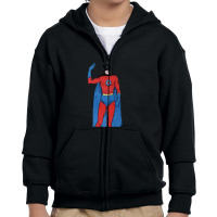 American Crusader Hero Youth Zipper Hoodie | Artistshot