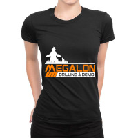 Megalon Drilling & Demolition (2) Ladies Fitted T-shirt | Artistshot