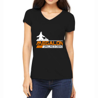 Megalon Drilling & Demolition (2) Women's V-neck T-shirt | Artistshot