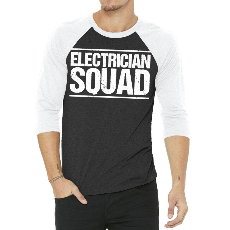 Electrician Squad Electrician Premium 3/4 Sleeve Shirt | Artistshot