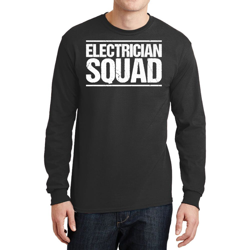 Electrician Squad Electrician Premium Long Sleeve Shirts | Artistshot