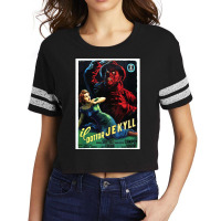 Il Dottor Jekyll Doctor Jekyll 1951 Classic Vintage Horror Movie Poste Scorecard Crop Tee | Artistshot