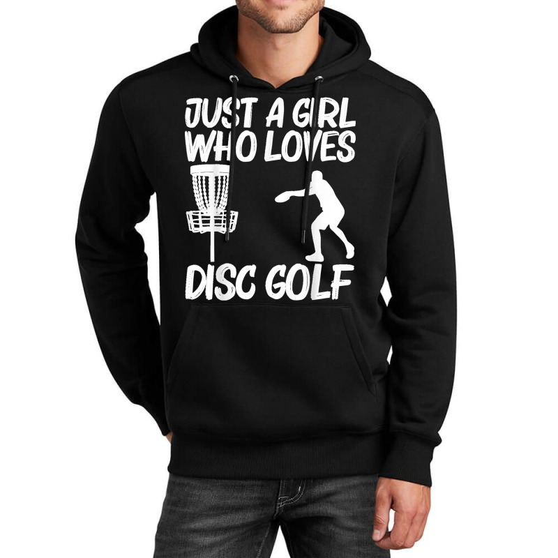 Funny Disc Golf Art For Girls Kids Outdoor Sport Game Lovers Unisex Hoodie | Artistshot