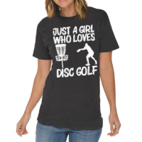 Funny Disc Golf Art For Girls Kids Outdoor Sport Game Lovers Vintage T-shirt | Artistshot